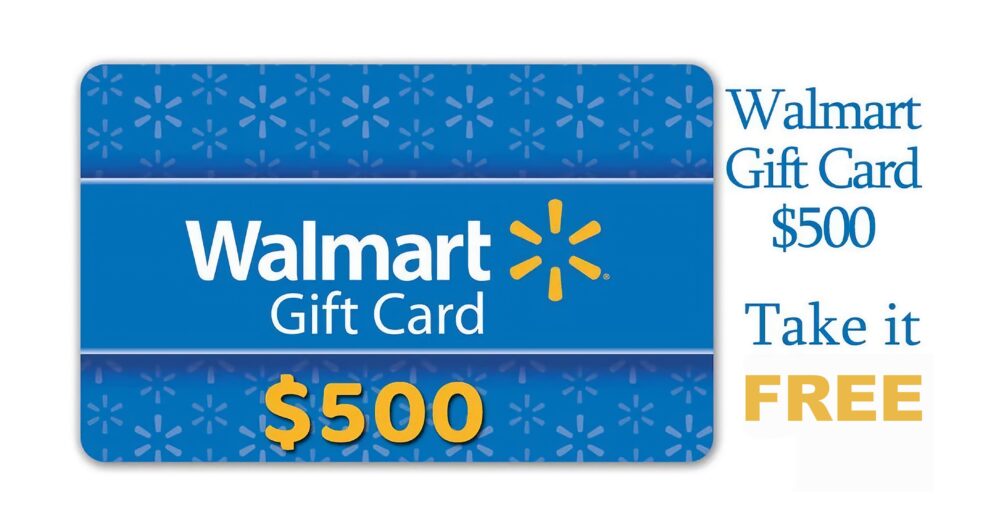 Walmart gift card for free